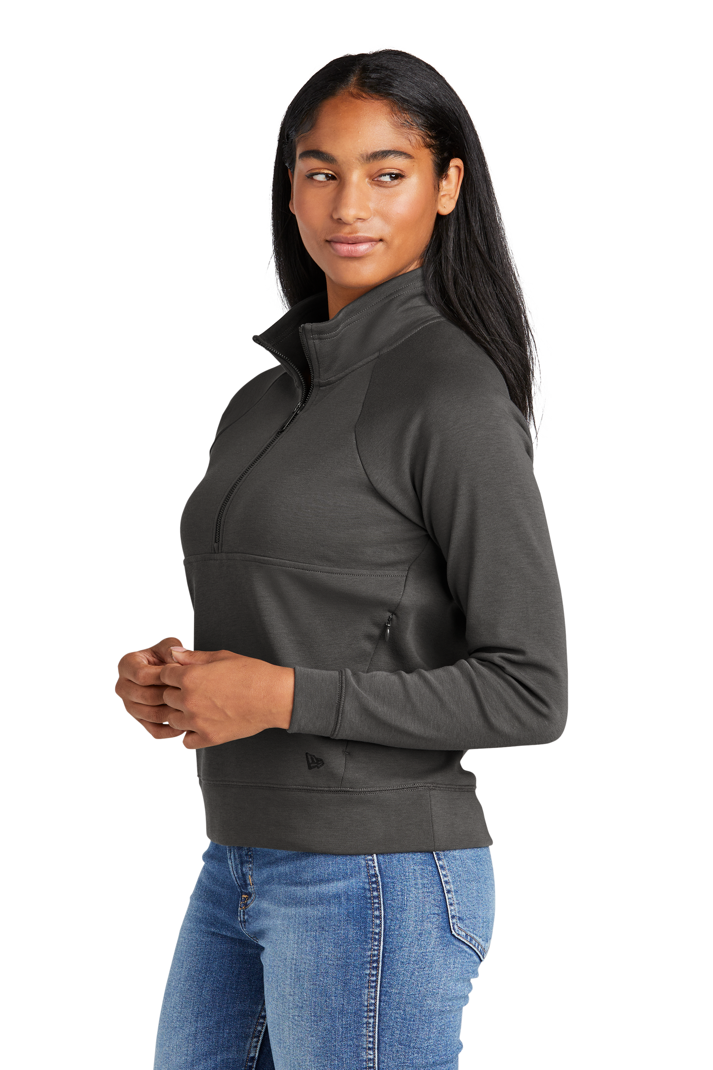 New Era® Women's STS 1/2-Zip - Graphite