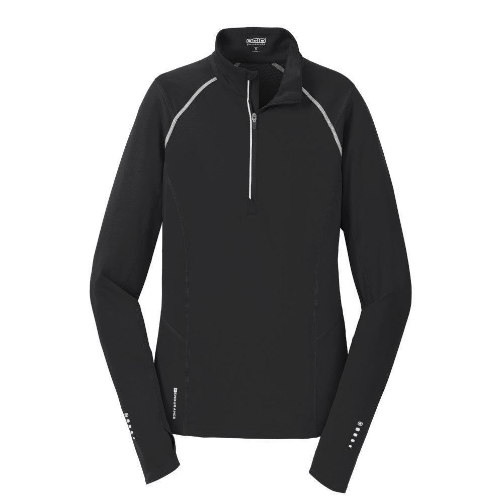 OGIO® Ladies Nexus 1/4-Zip Pullover - Blacktop