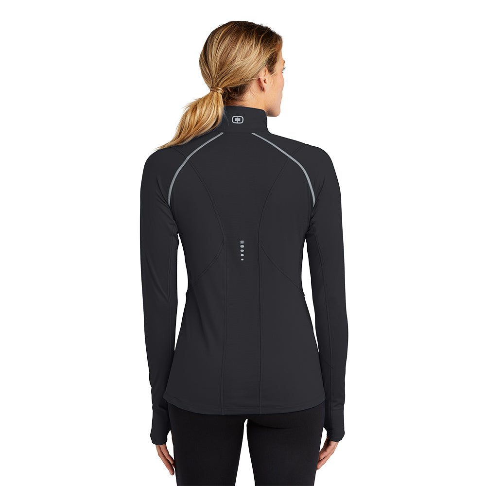 OGIO® Ladies Nexus 1/4-Zip Pullover - Blacktop