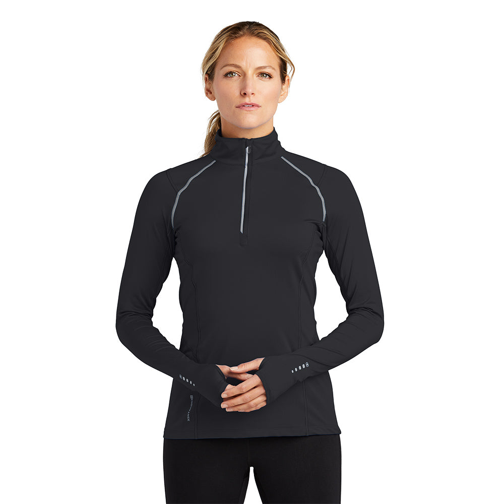 OGIO® Ladies Nexus 1/4-Zip Pullover - Blacktop