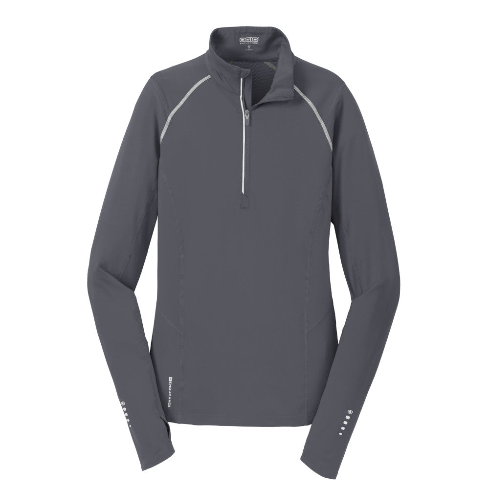 OGIO® Ladies Nexus 1/4-Zip Pullover - Gear Grey