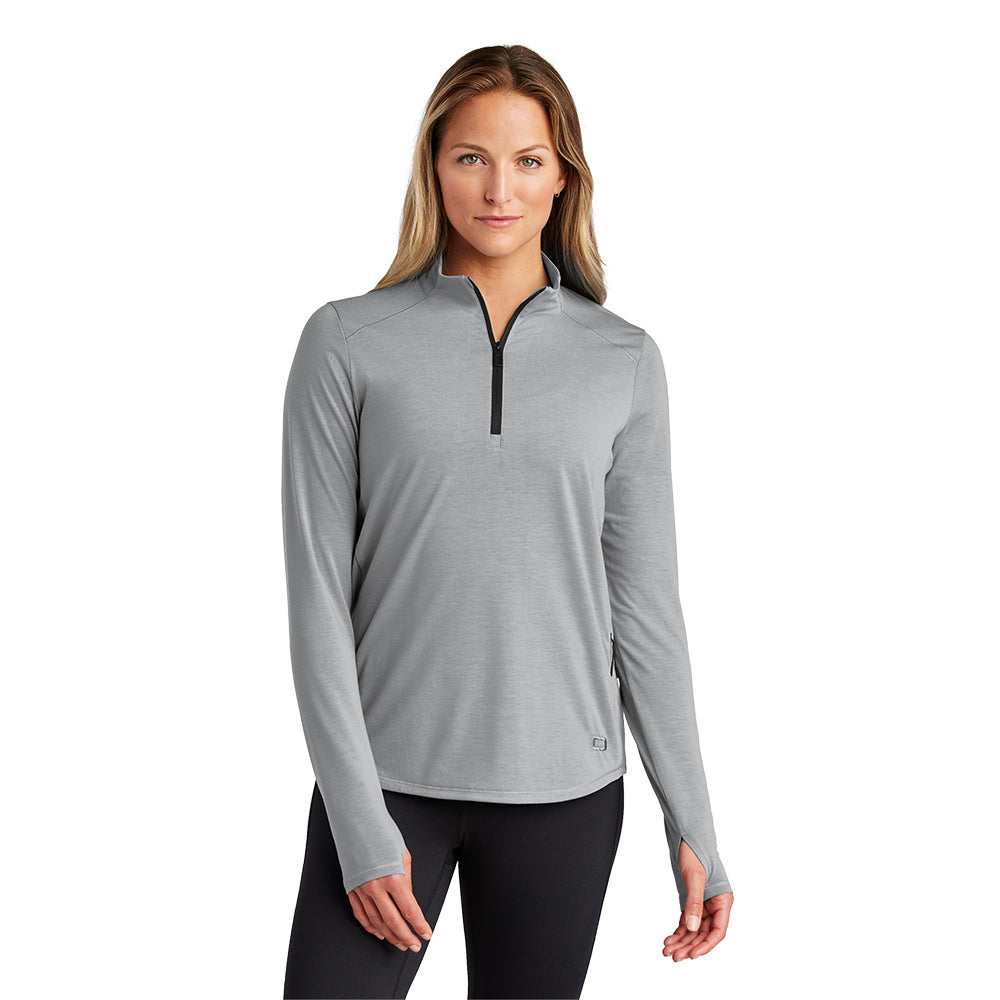 OGIO Ladies Motion 1/4-Zip Pullover - Greystone