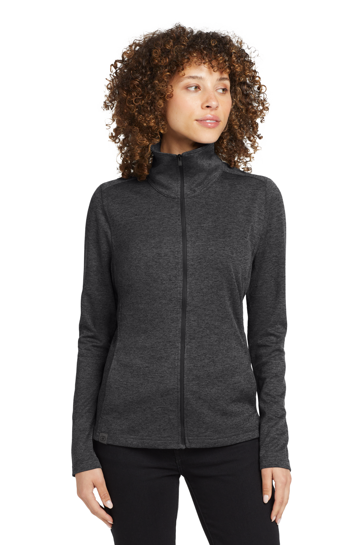 OGIO® Women's Pixel Full-Zip - Blacktop