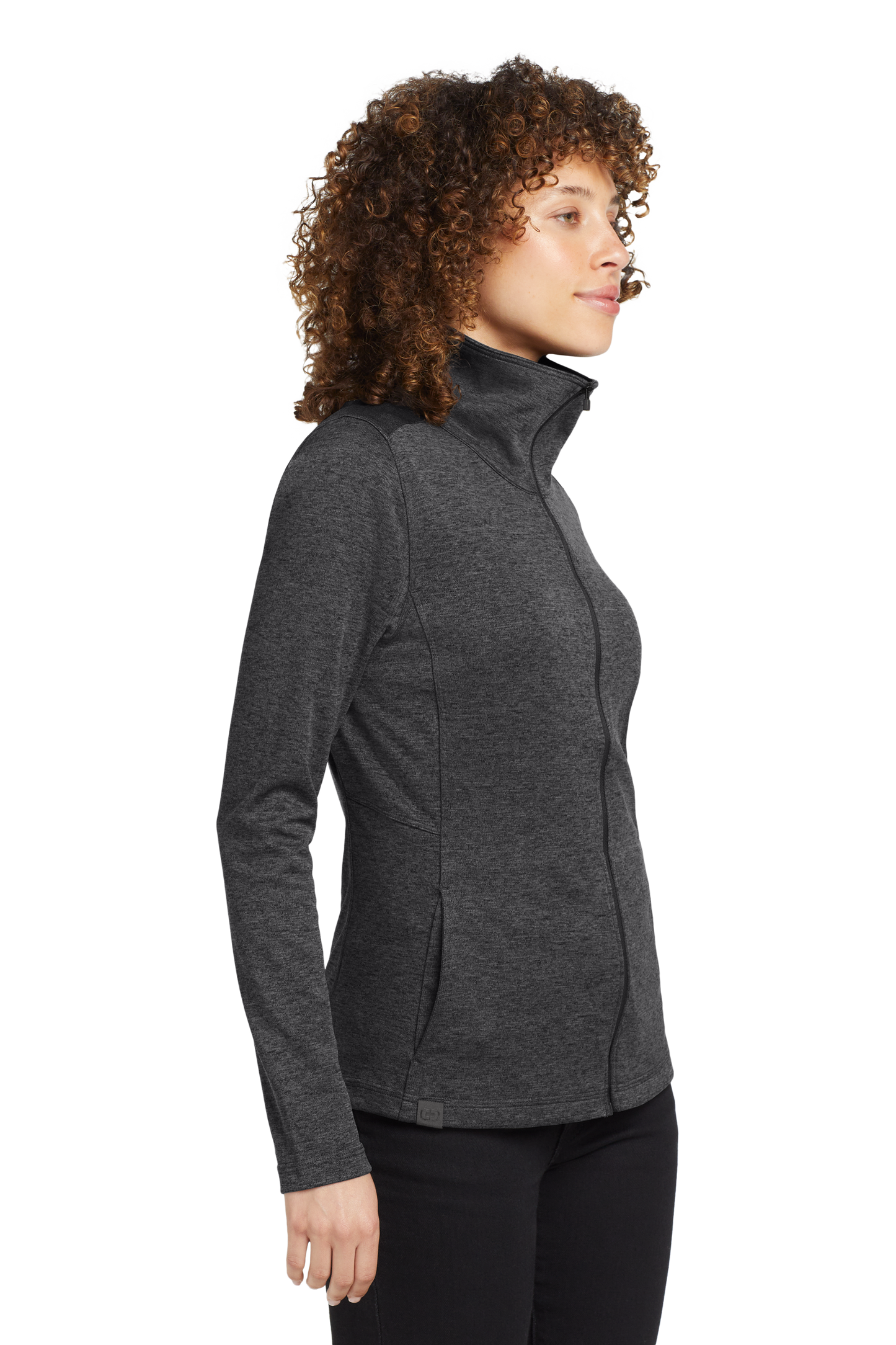 OGIO® Women's Pixel Full-Zip - Blacktop