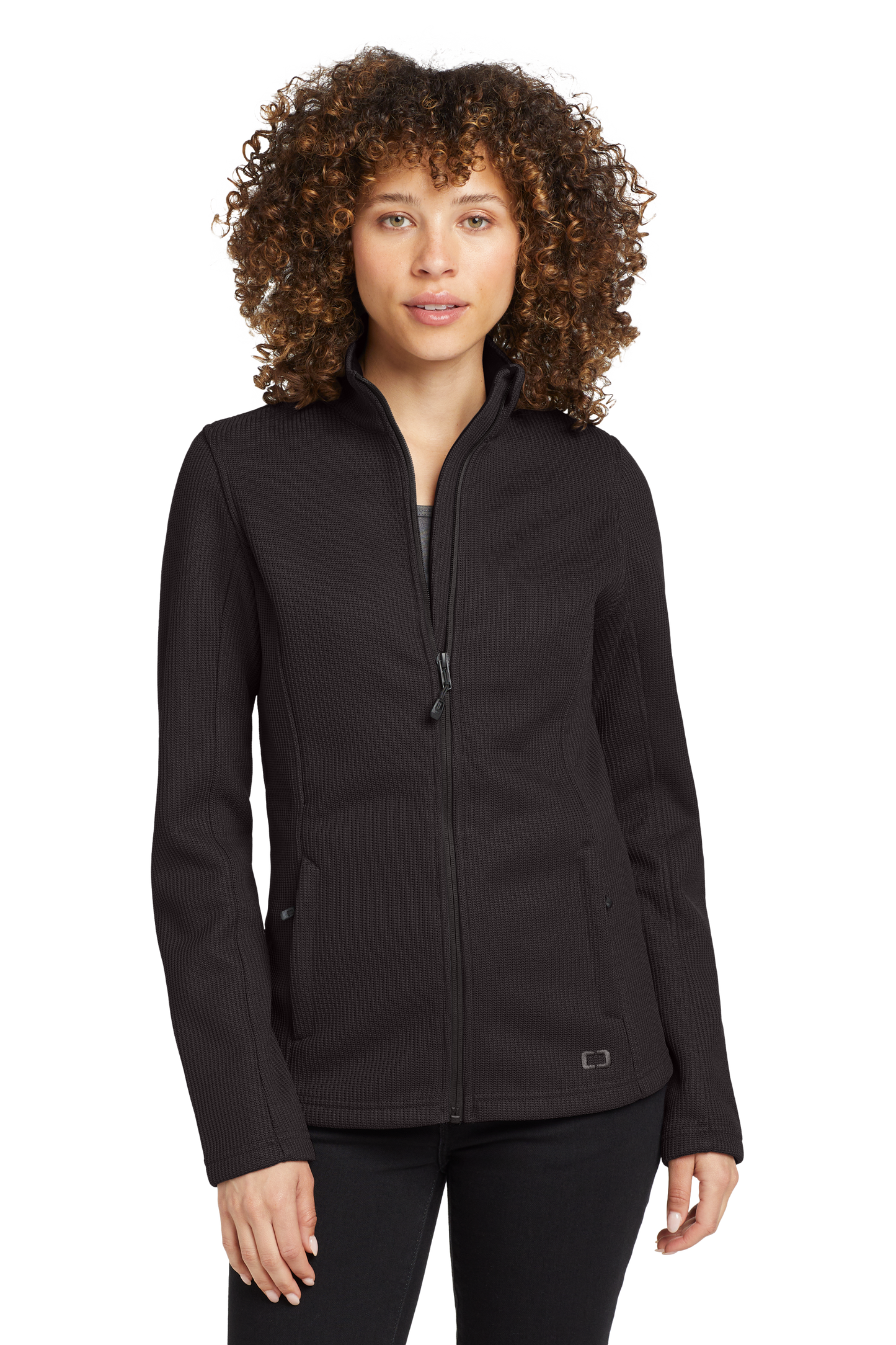 OGIO ® Women's Grit Fleece Jacket - Blacktop