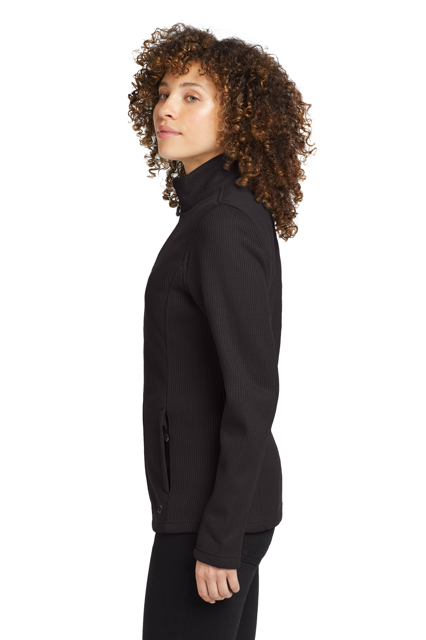 OGIO ® Women's Grit Fleece Jacket - Blacktop