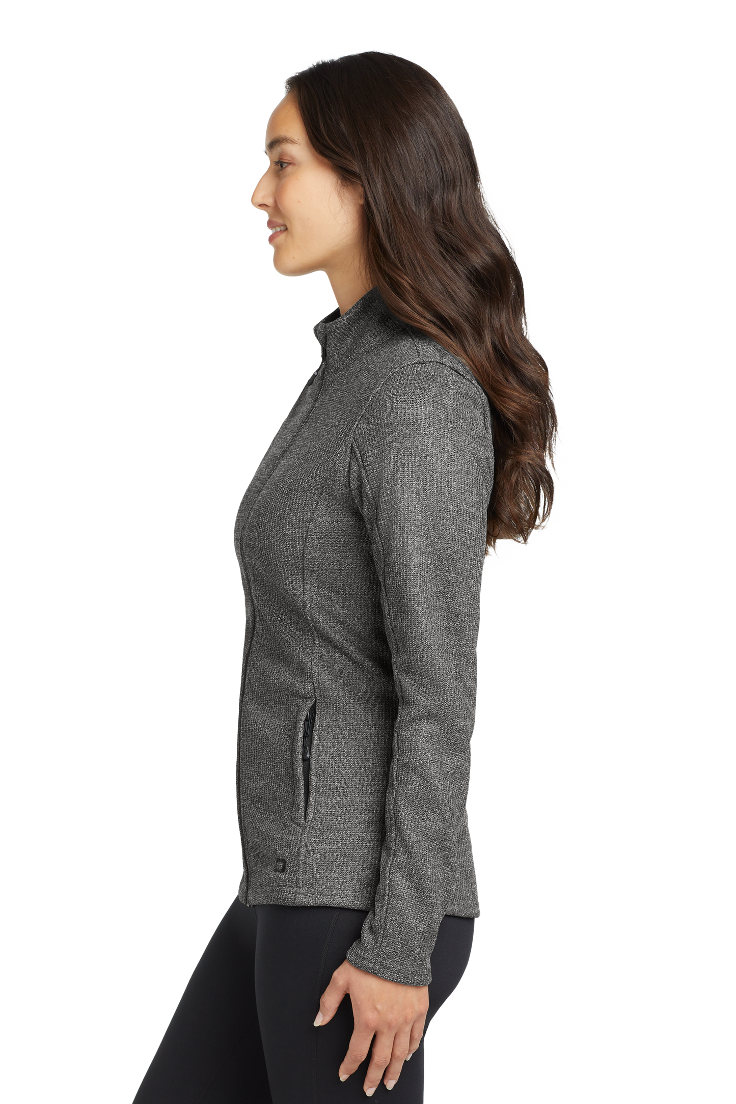 OGIO ® Women's Grit Fleece Jacket - Diesel Grey Heather