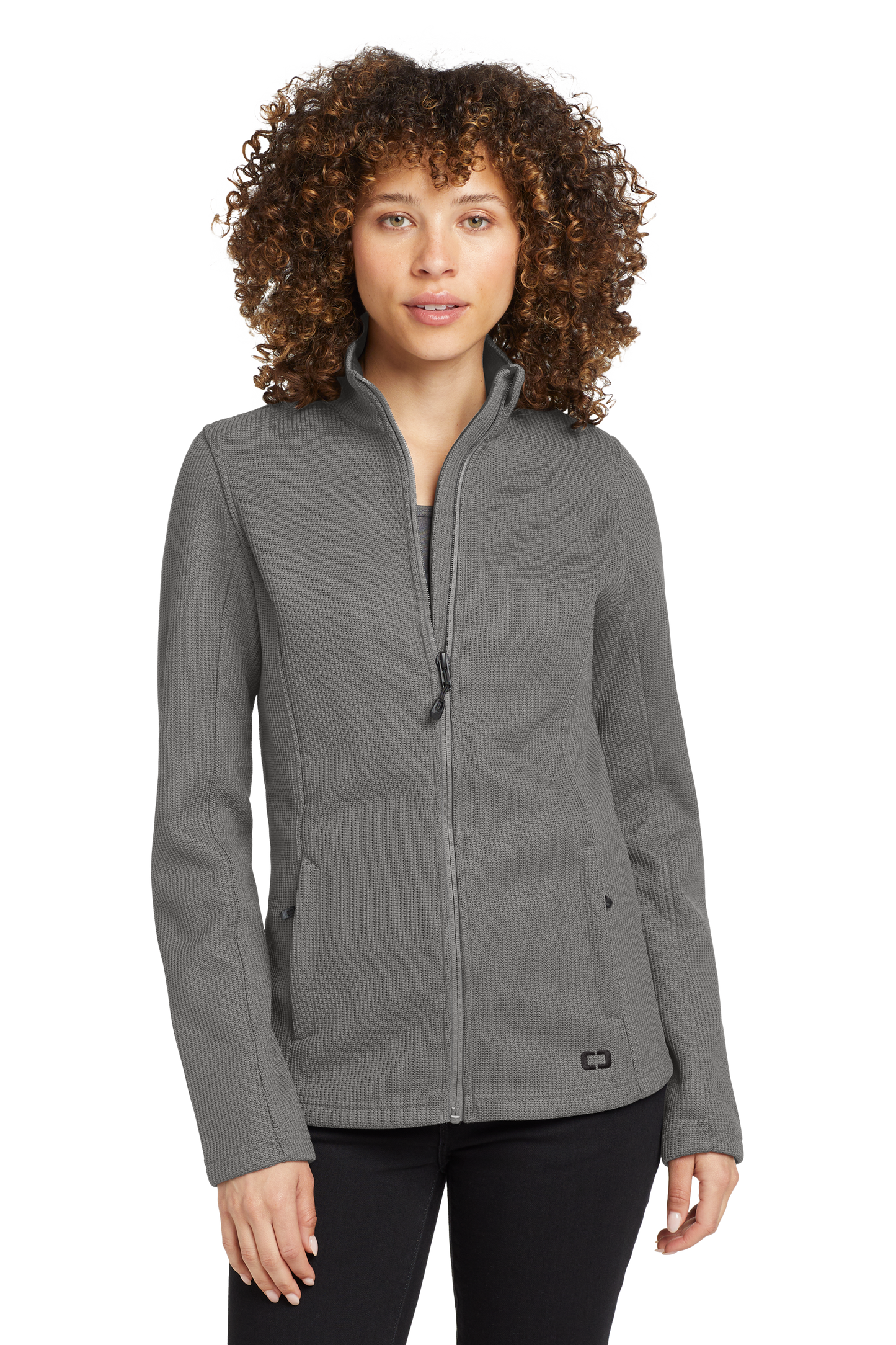 OGIO ® Women's Grit Fleece Jacket - Gear Grey