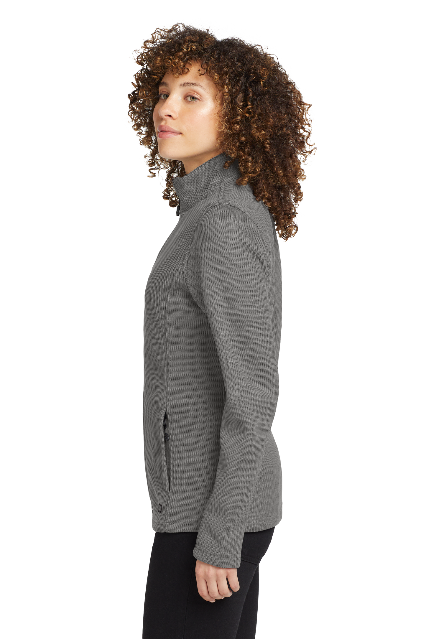 OGIO ® Women's Grit Fleece Jacket - Gear Grey