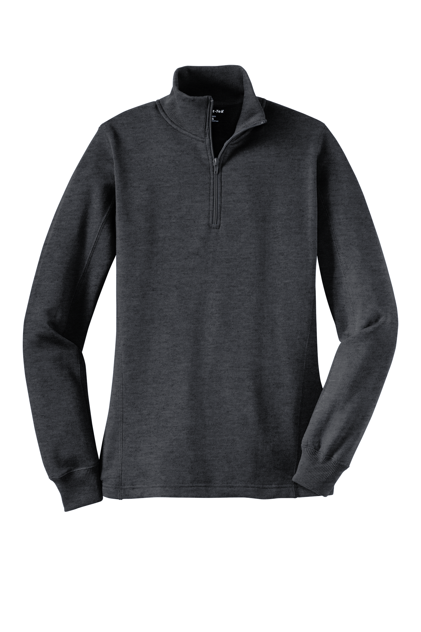 Sport-Tek® Women's 1/4-Zip Sweatshirt - Graphite Heather