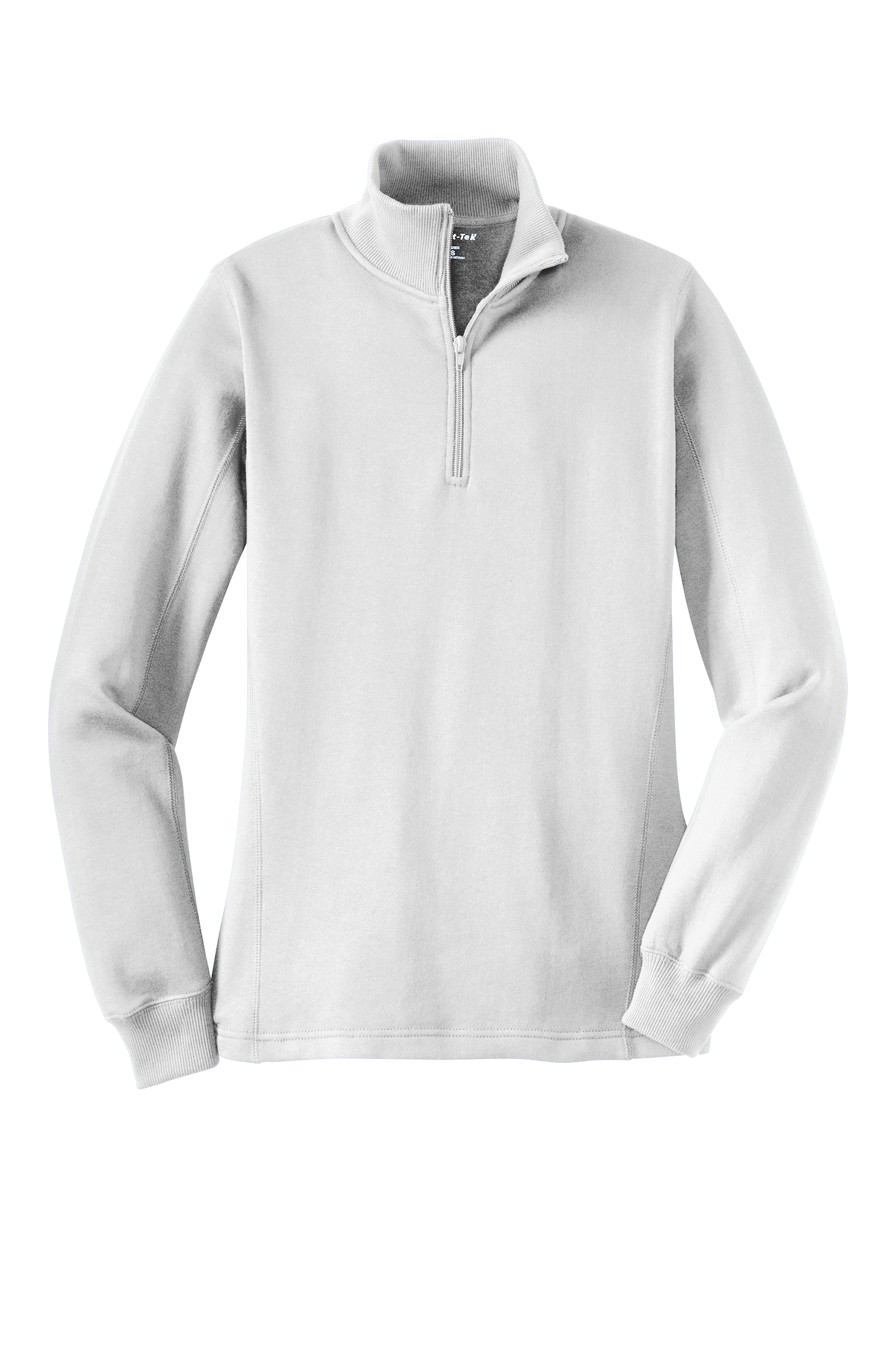 Sport-Tek® Women's 1/4-Zip Sweatshirt - White