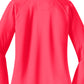 Women Sport Tek Ladies Sport-Wick Stretch 1/4-Zip Pullover - Hot Coral