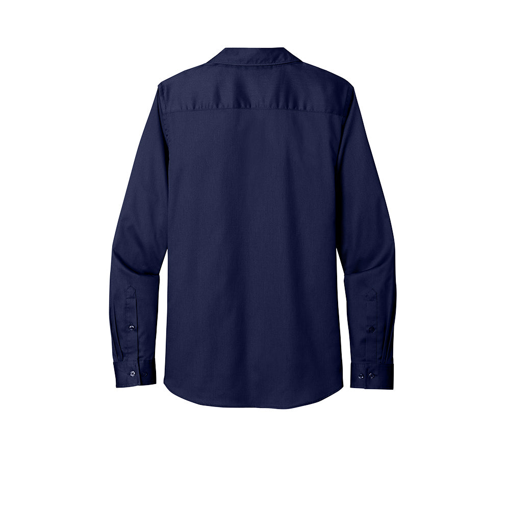 Port Authority® Women's Long Sleeve SuperPro React ™ Twill Shirt - True Navy