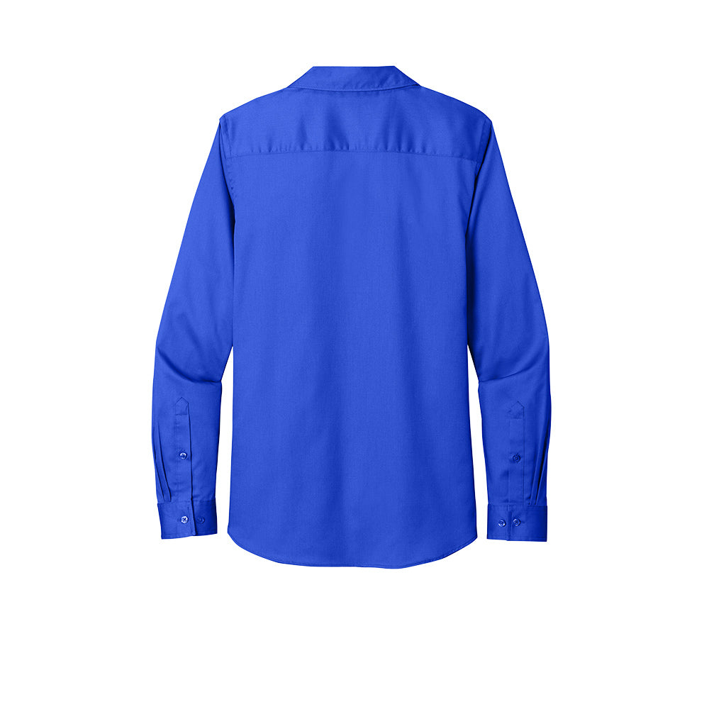 Port Authority® Women's Long Sleeve SuperPro React ™ Twill Shirt - True Royal