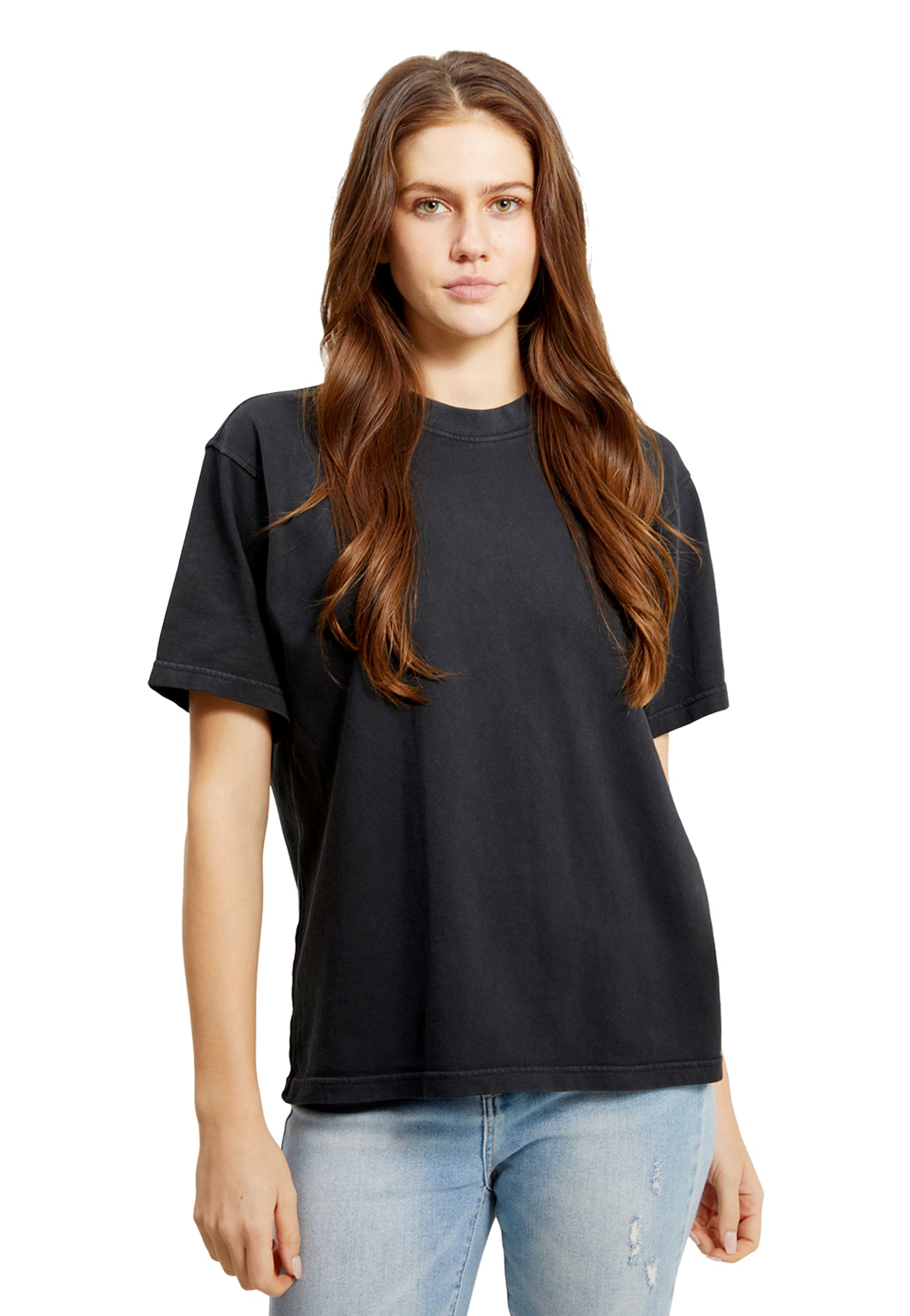 Streetwear Heavyweight Women Short Sleeve - Black