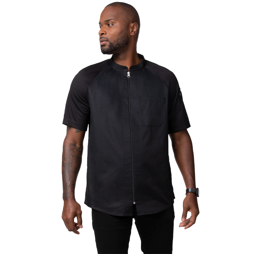 ARCADIA CHEF COAT - Black