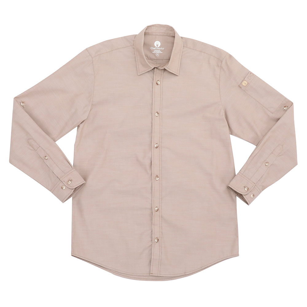 CHAMBRAY SHIRT - Ecru