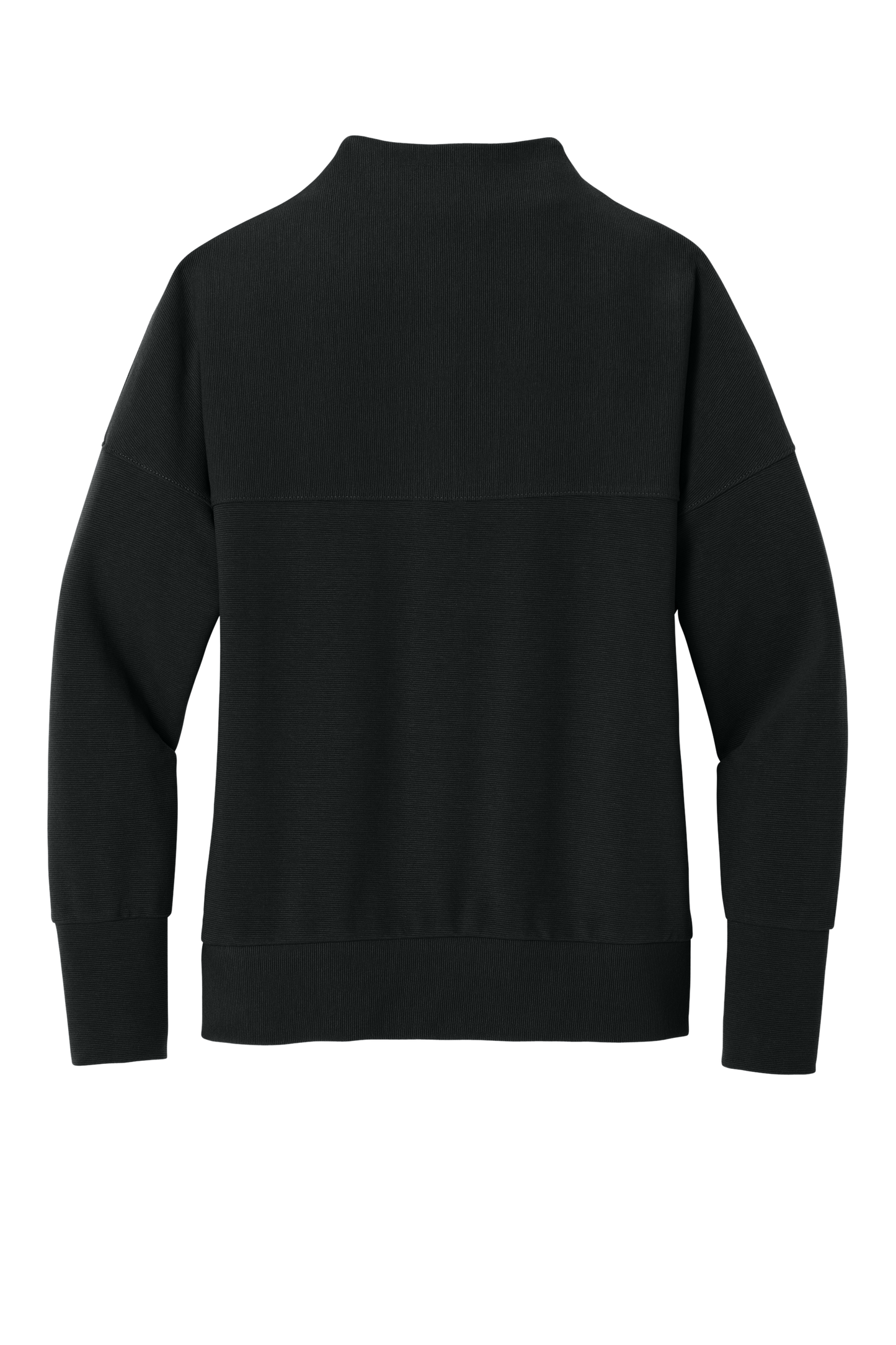 Mercer+Mettle® Women’s Linear Texture 1/4-Zip - Deep Black