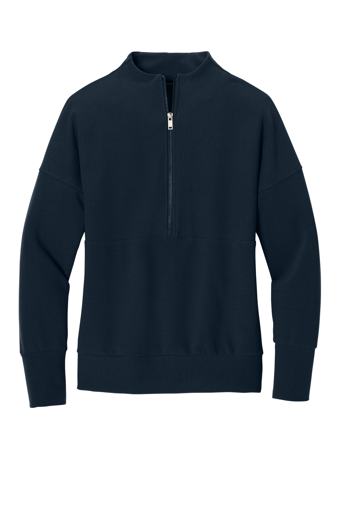 Mercer+Mettle® Women’s Linear Texture 1/4-Zip - Night Navy