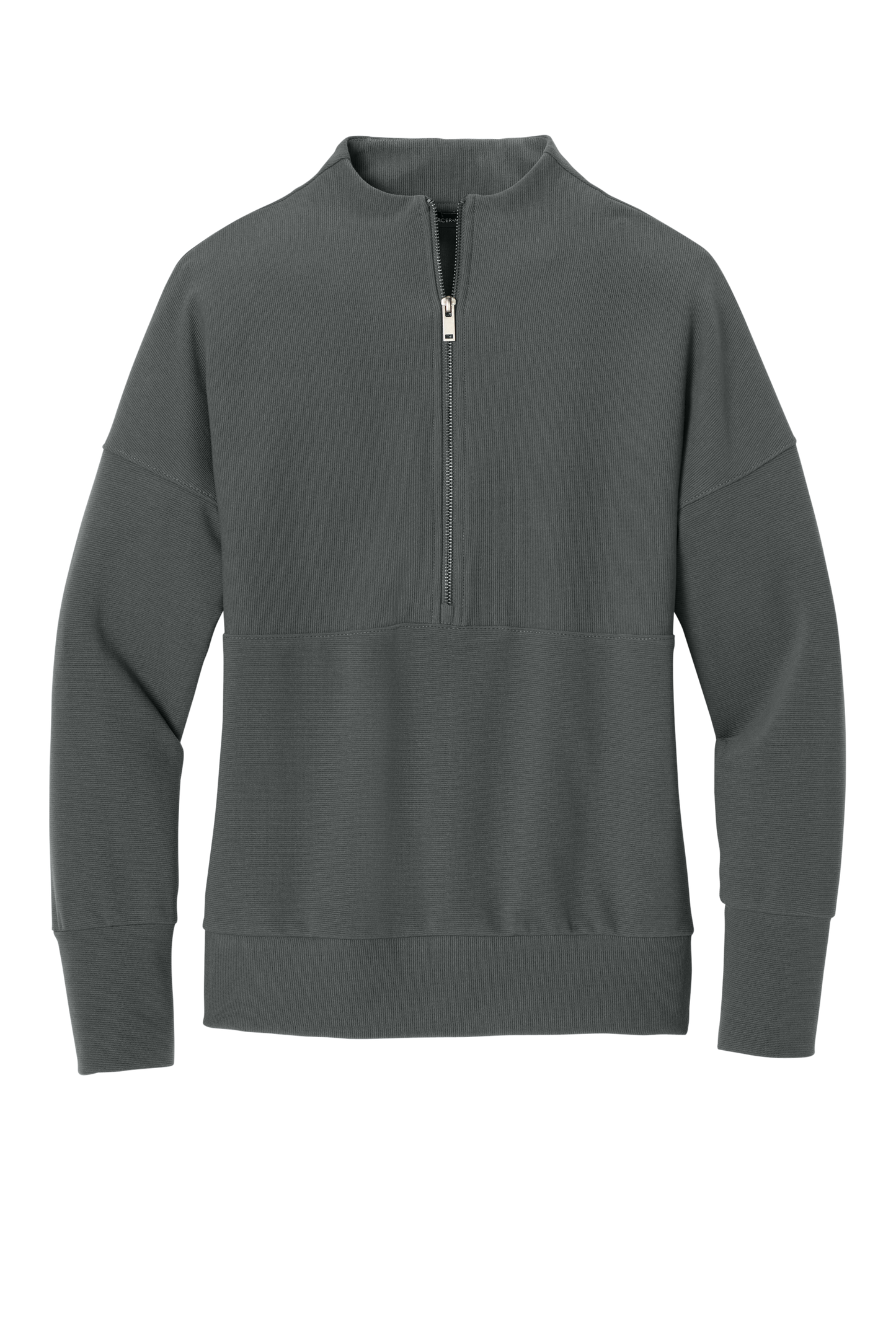 Mercer+Mettle® Women’s Linear Texture 1/4-Zip - Storm Grey