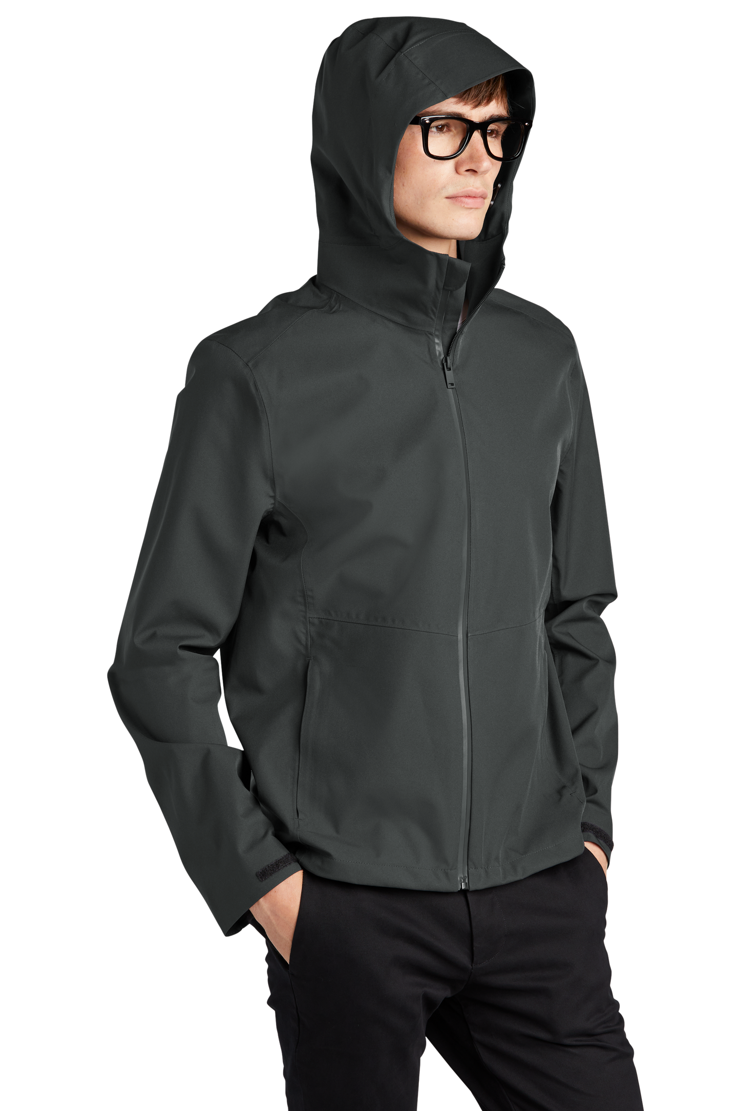 Mercer+Mettle® Waterproof Rain Shell - Anchor Grey