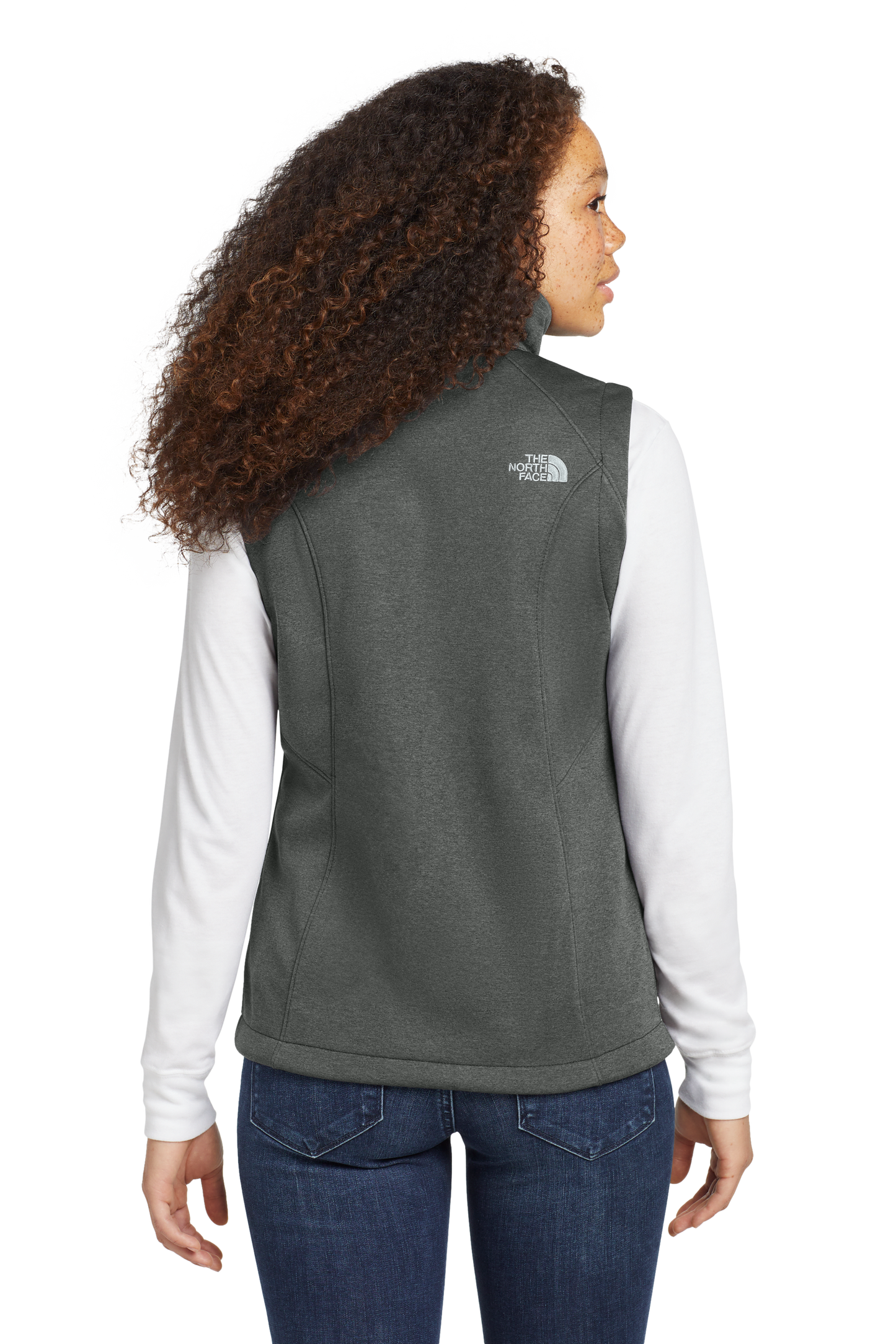 The North Face® Women's Ridgewall Soft Shell Vest - TNF Dark Grey Heather