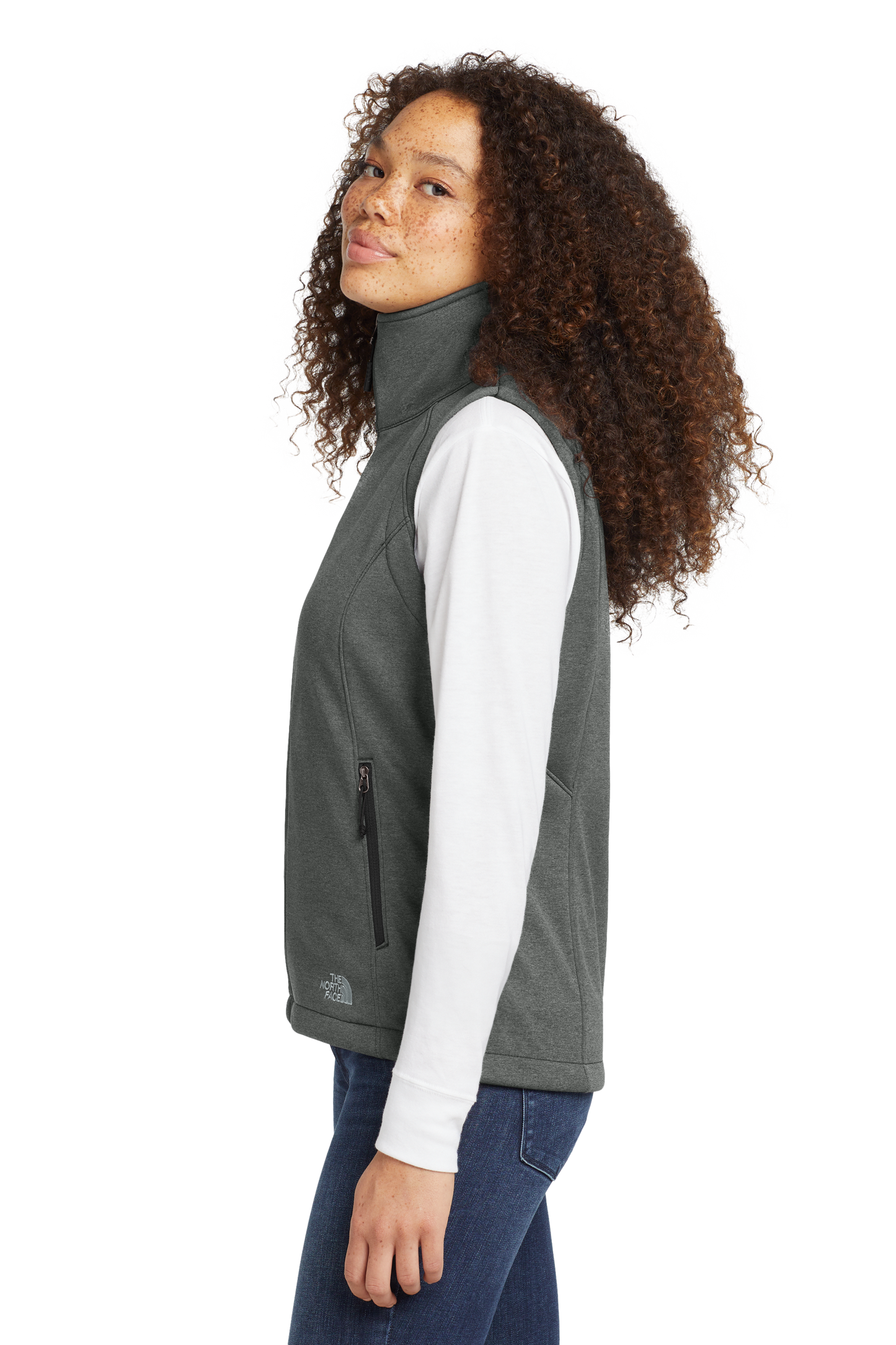 The North Face® Women's Ridgewall Soft Shell Vest - TNF Dark Grey Heather