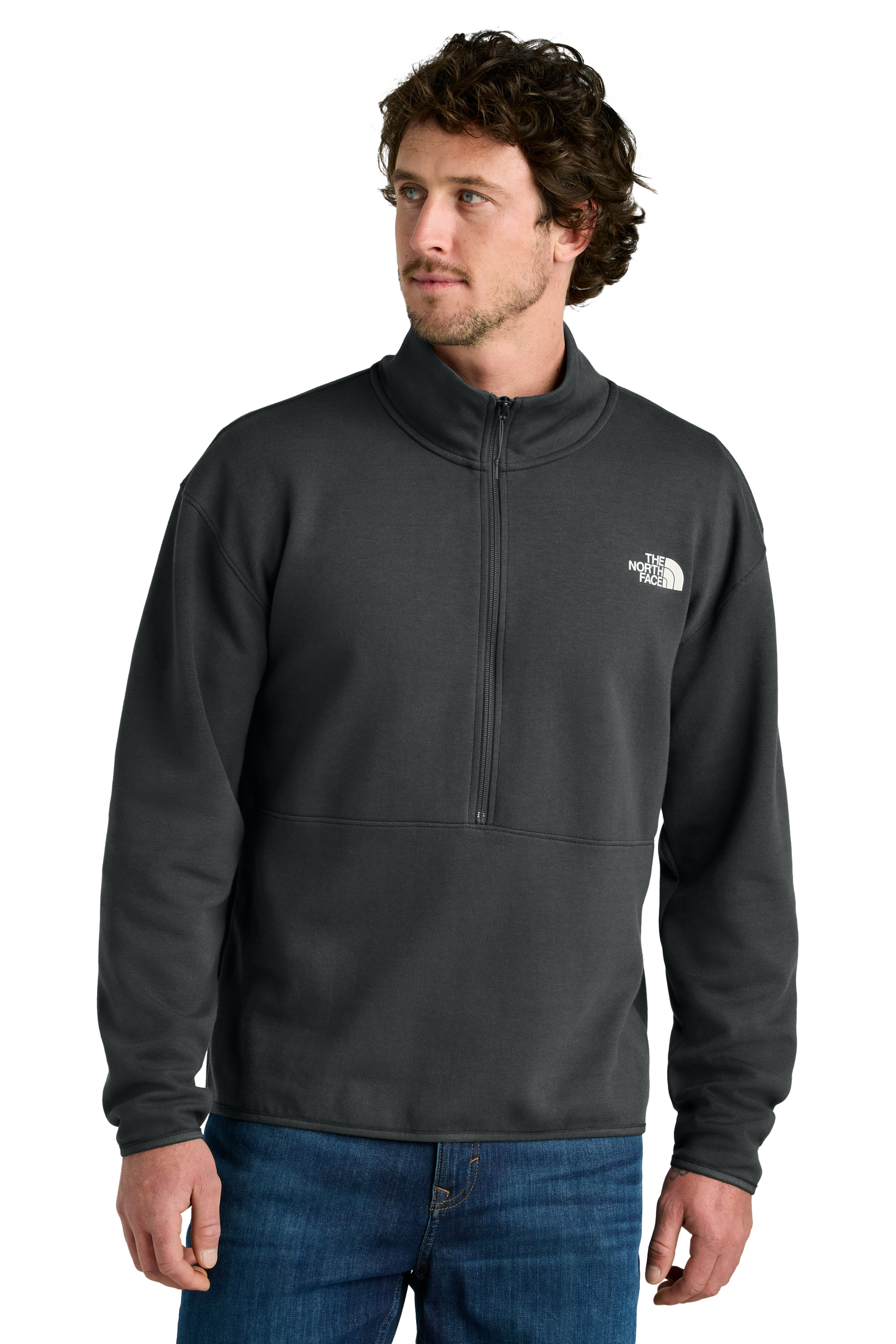 The North Face® Double-Knit 1/2-Zip Fleece - Asphalt Grey