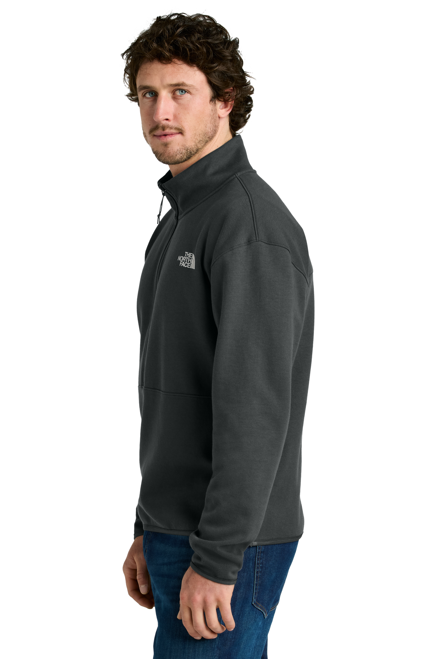 The North Face® Double-Knit 1/2-Zip Fleece - Asphalt Grey