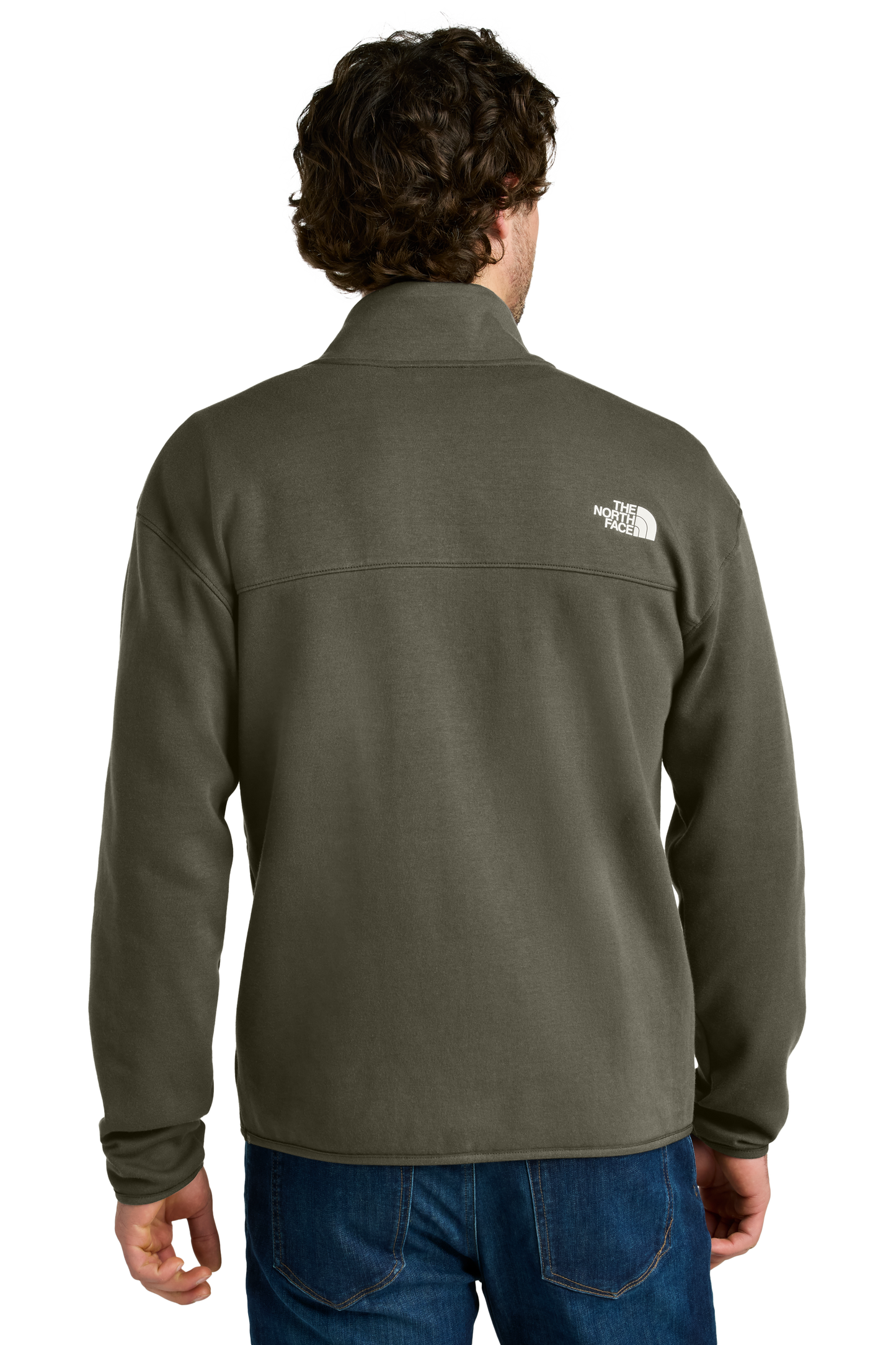 The North Face® Double-Knit 1/2-Zip Fleece - New Taupe Green