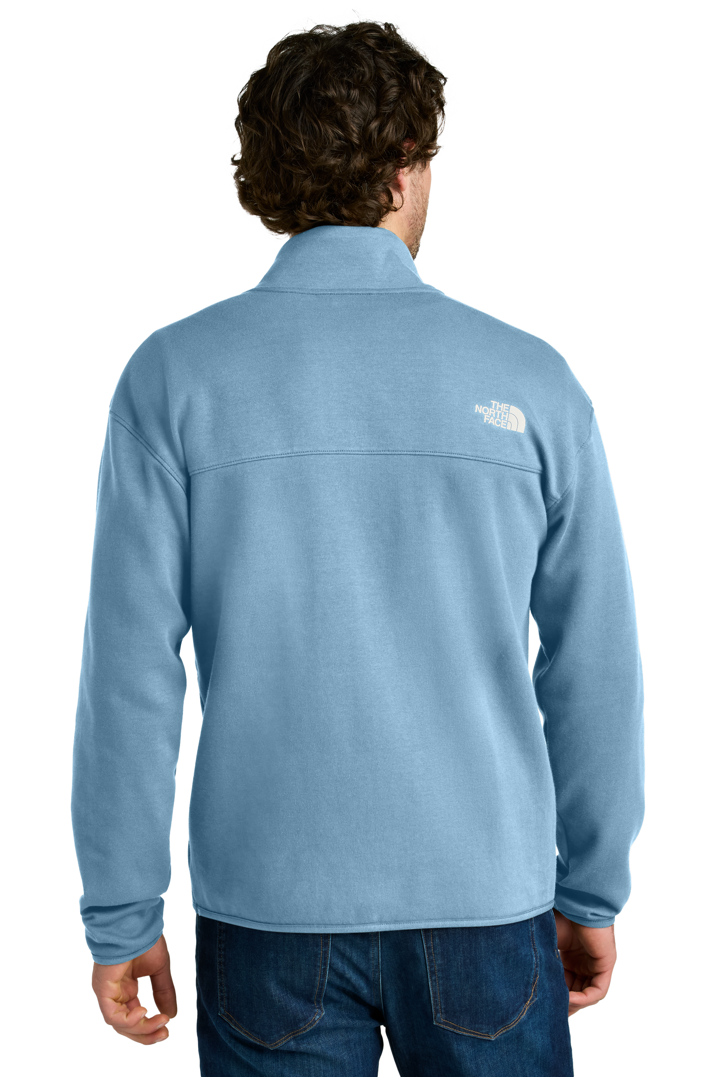 The North Face® Double-Knit 1/2-Zip Fleece - Steel Blue