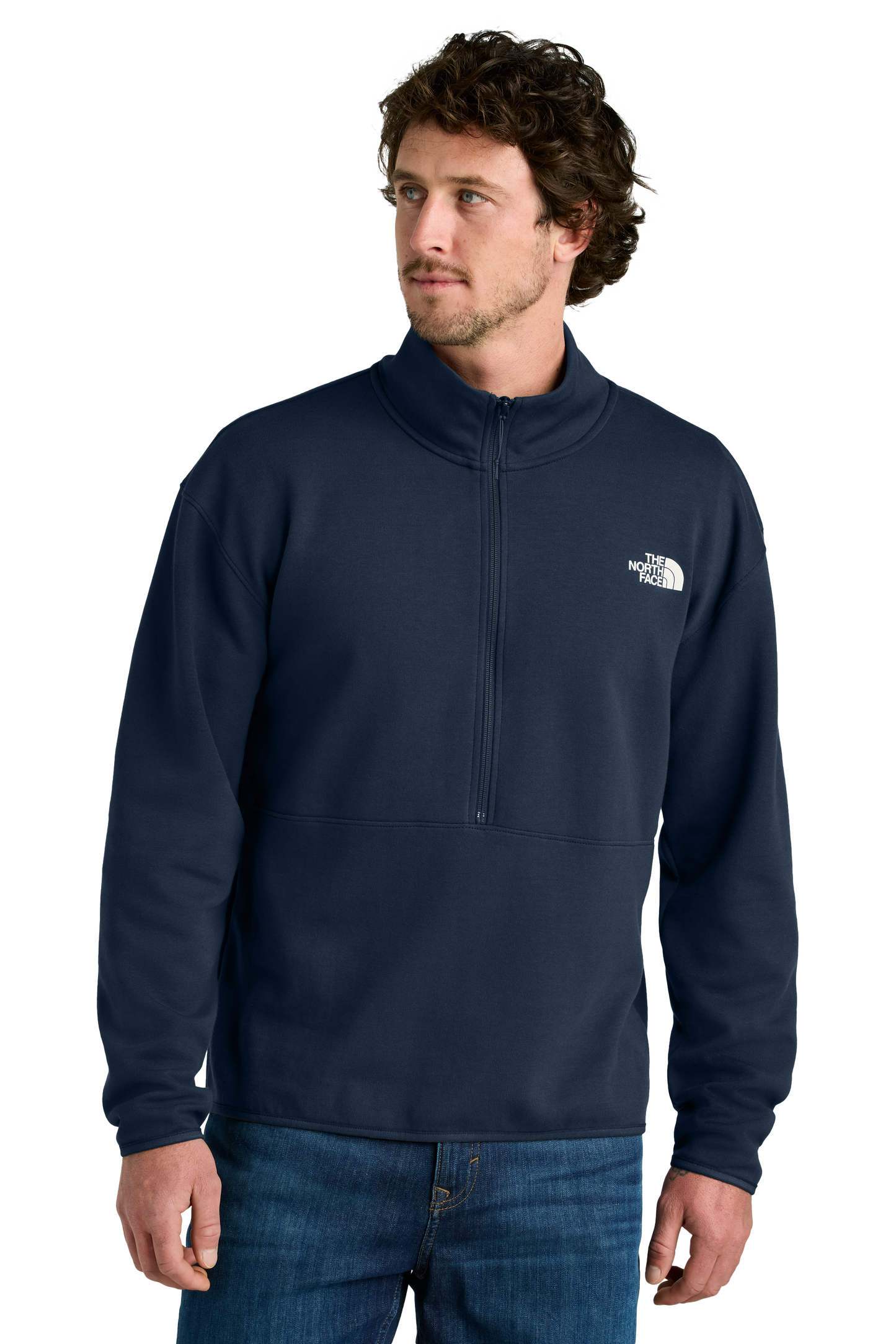 The North Face® Double-Knit 1/2-Zip Fleece - Summit Navy