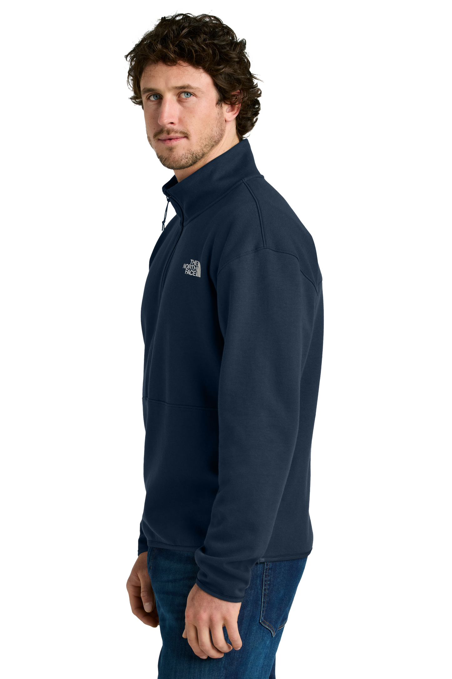 The North Face® Double-Knit 1/2-Zip Fleece - Summit Navy