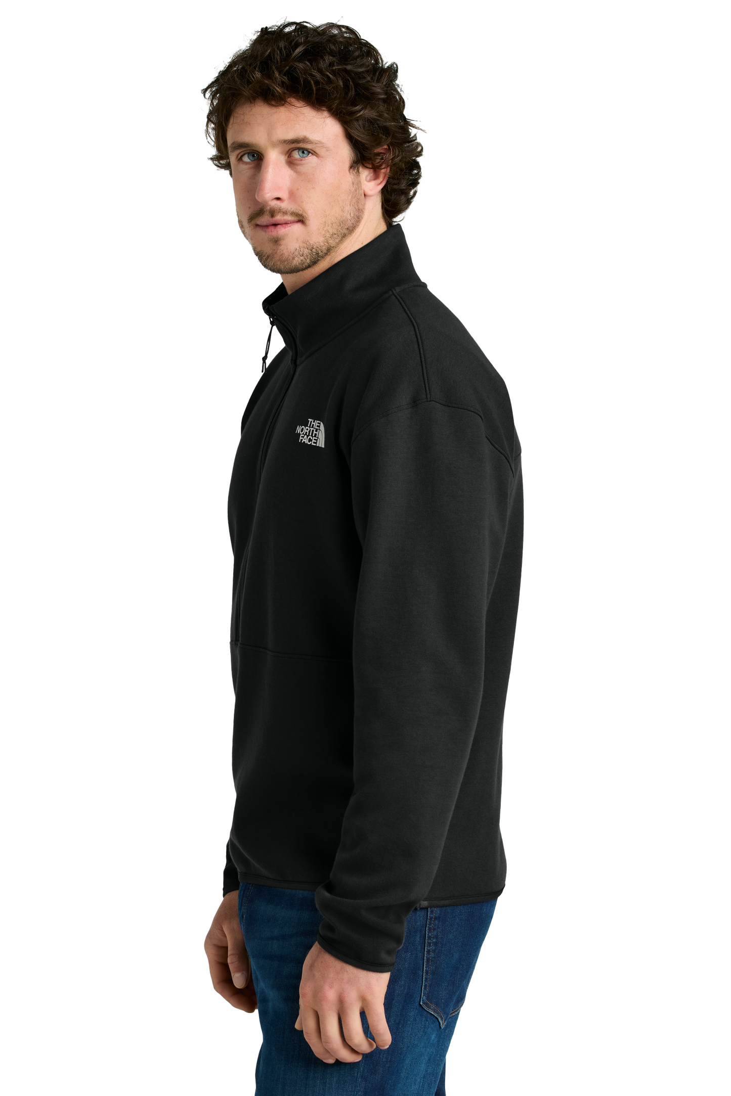 The North Face® Double-Knit 1/2-Zip Fleece - TNF Black