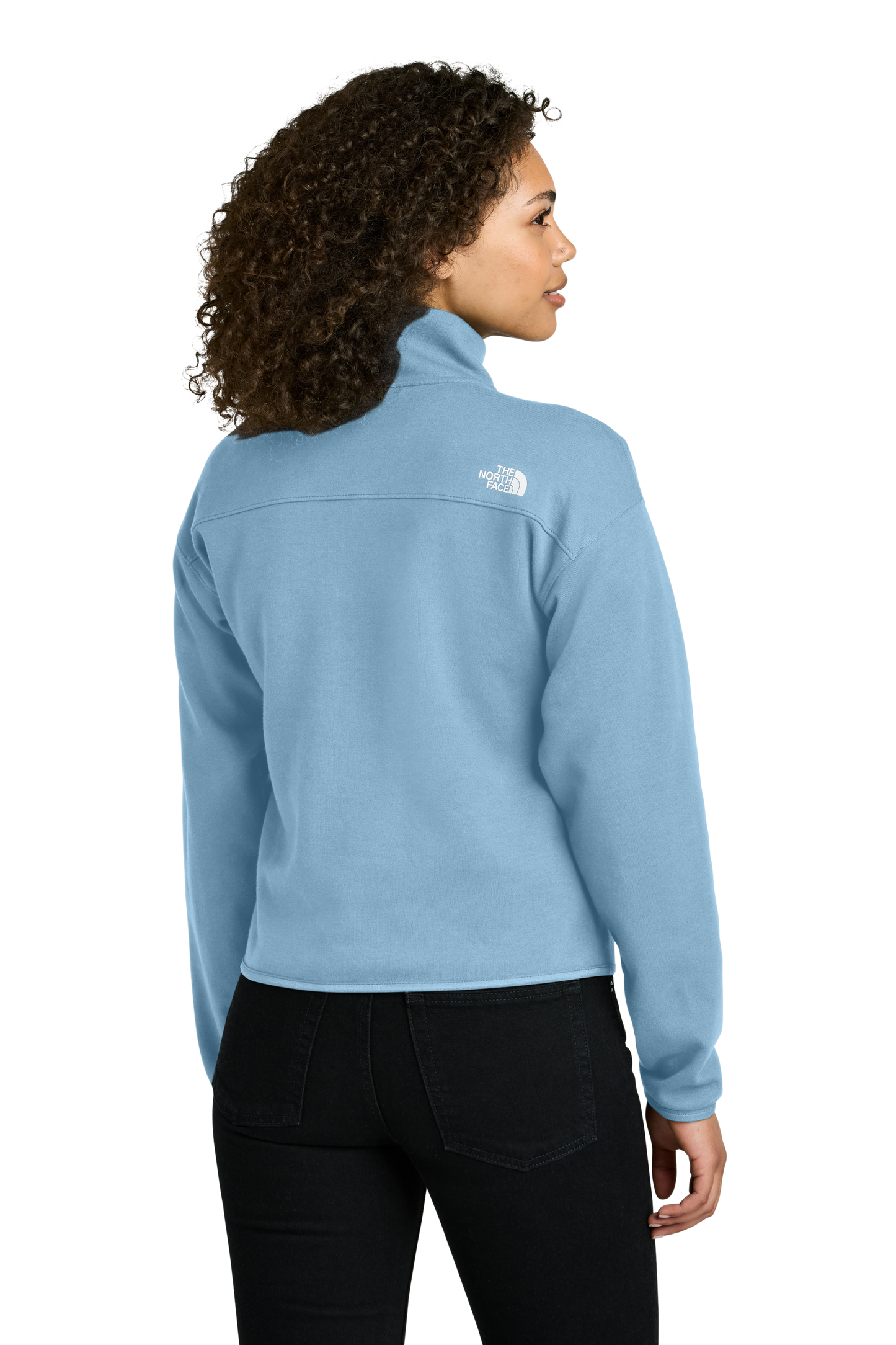 The North Face® Women’s Double-Knit 1/2-Zip Fleece - Steel Blue