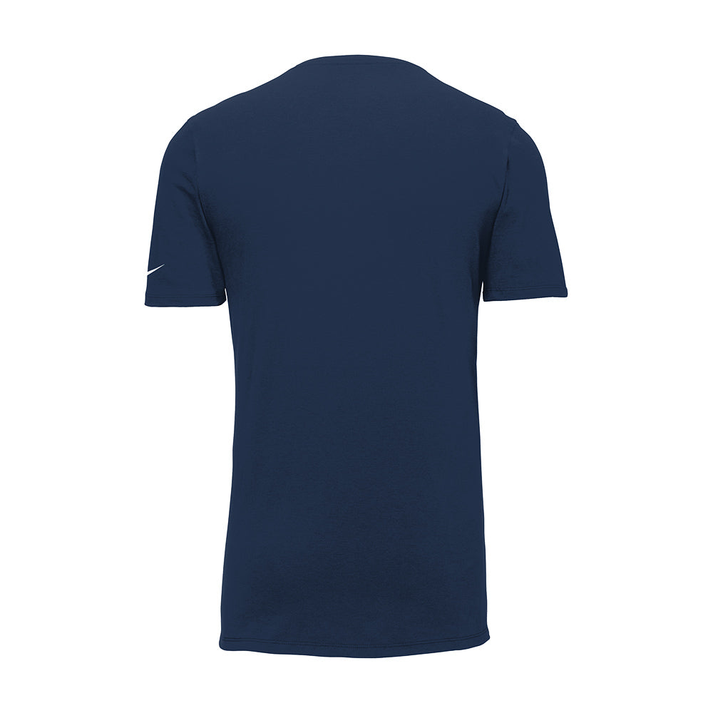 Nike Dri-FIT Cotton/Poly Tee - College Navy