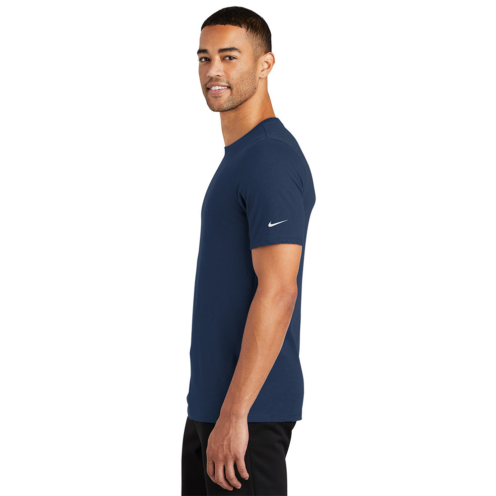 Nike Dri-FIT Cotton/Poly Tee - College Navy