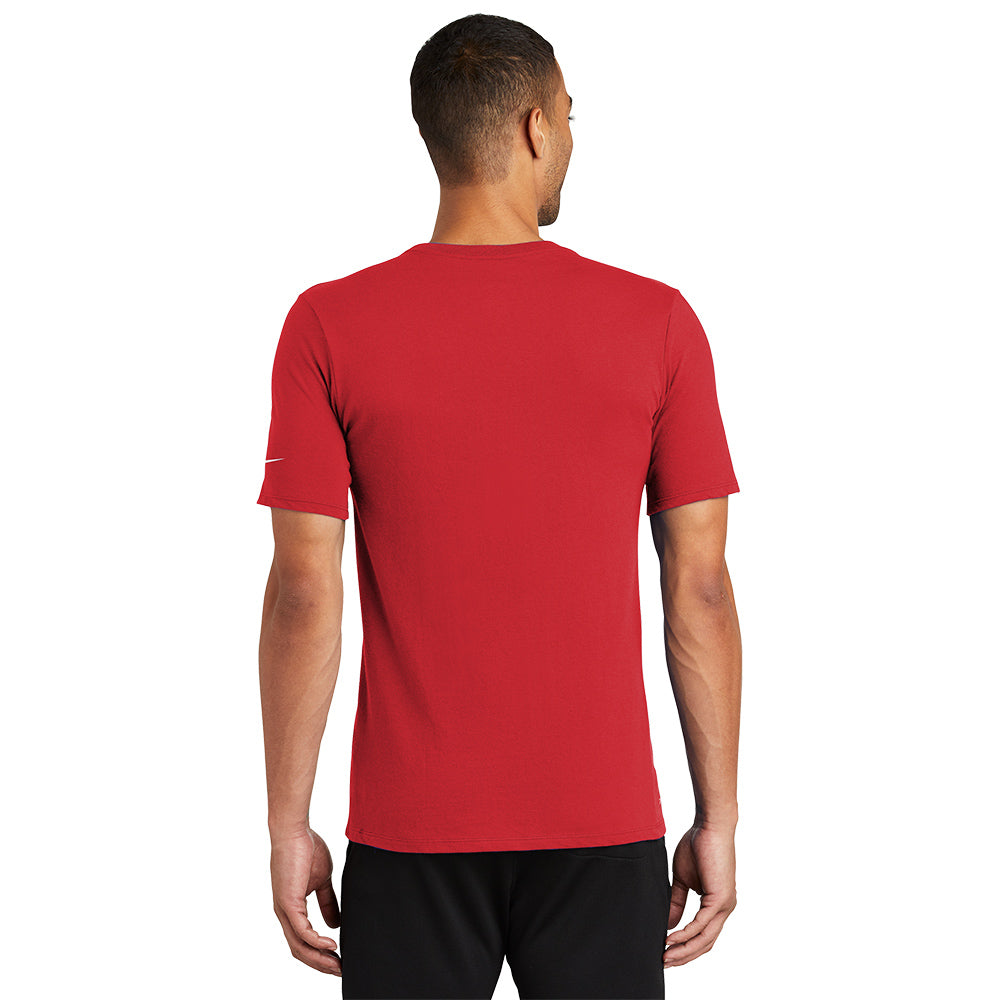 Nike Dri-FIT Cotton/Poly Tee - Gym Red