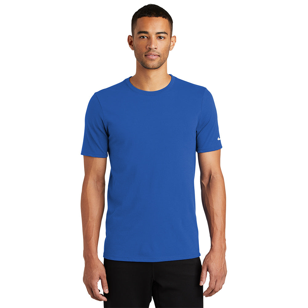 Nike Dri-FIT Cotton/Poly Tee - Rush Blue