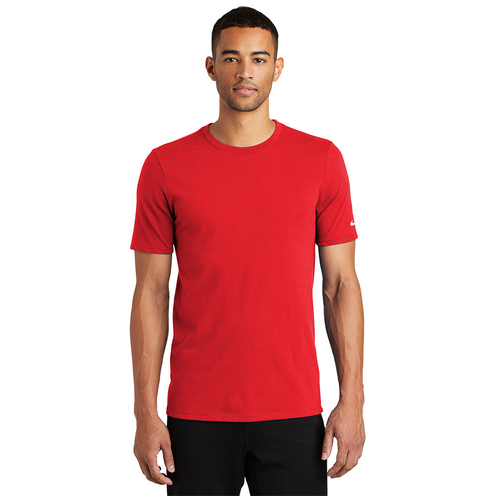 Nike Dri-FIT Cotton/Poly Tee - University Red