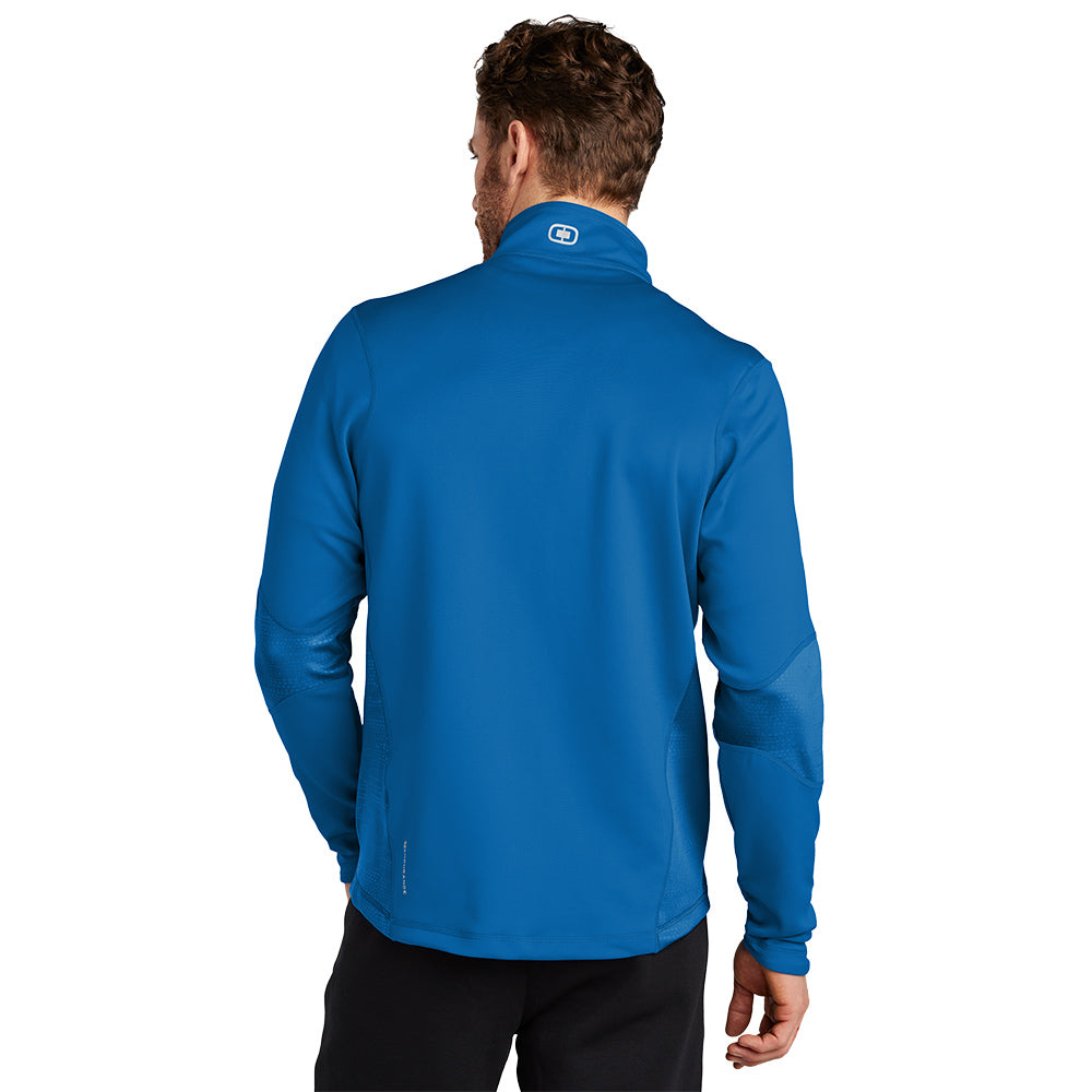 OGIO® Fulcrum 1/4-Zip - Electric Blue