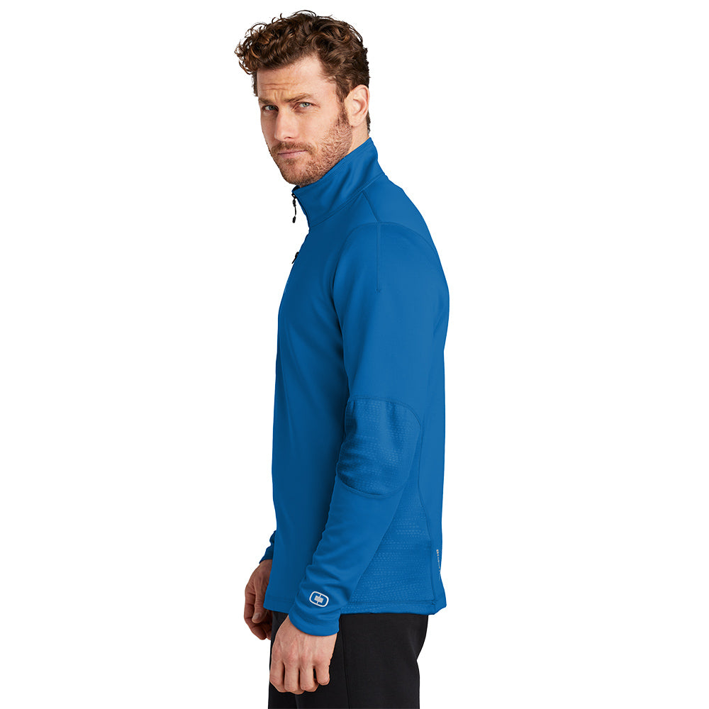 OGIO® Fulcrum 1/4-Zip - Electric Blue