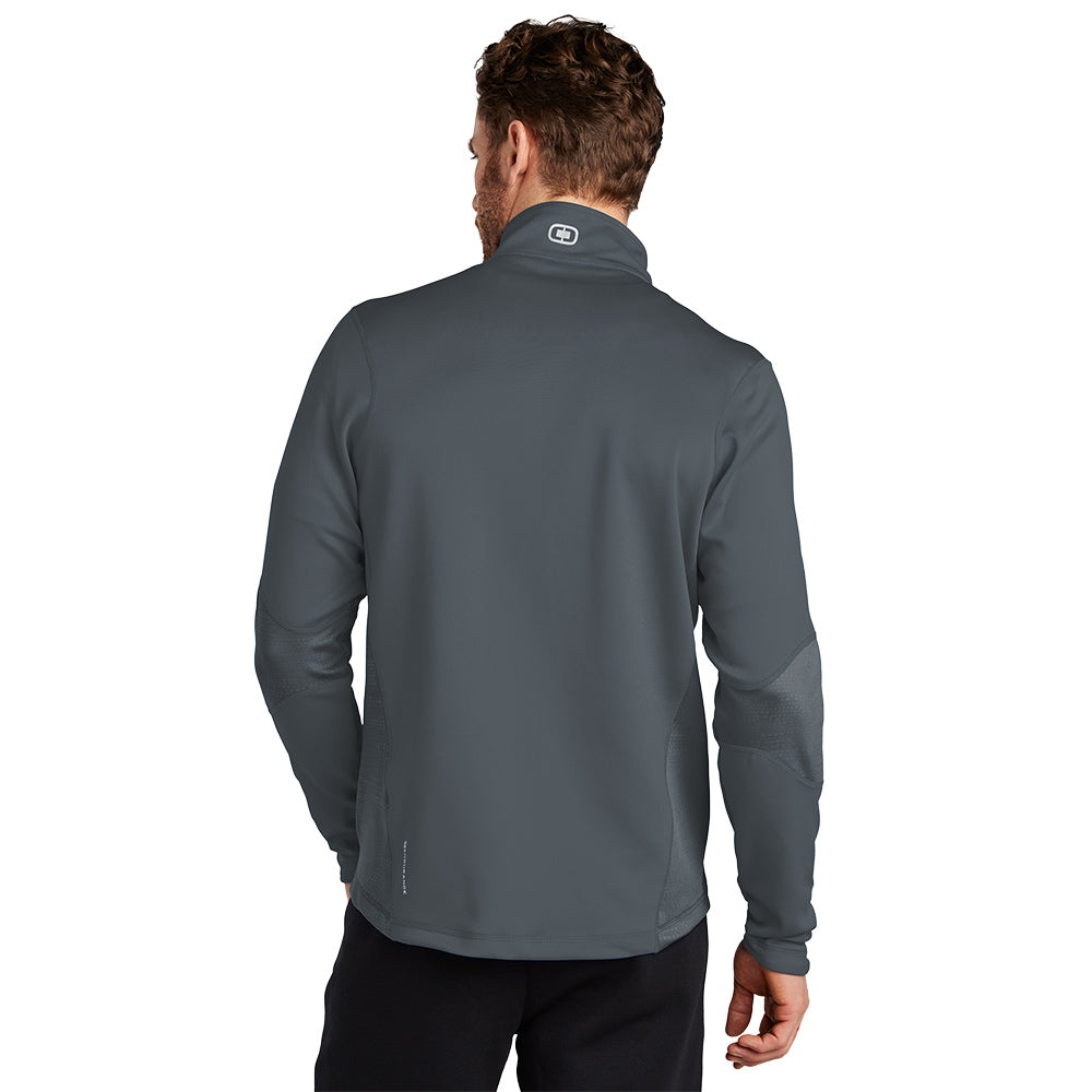 OGIO® Fulcrum 1/4-Zip -Gear Grey