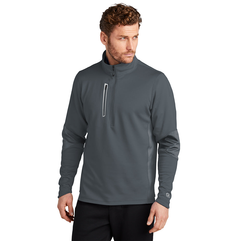 OGIO® Fulcrum 1/4-Zip -Gear Grey