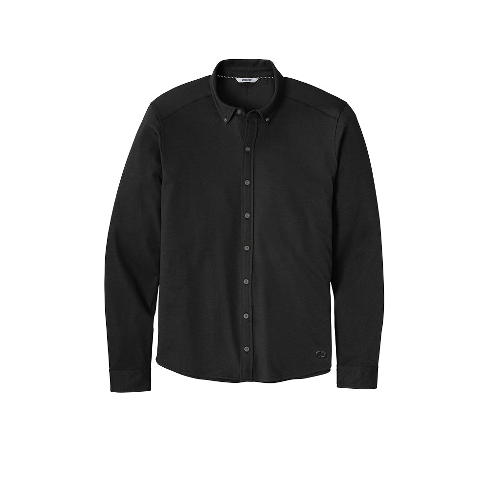 OGIO ® Code Stretch Long Sleeve Button-Up - Blacktop