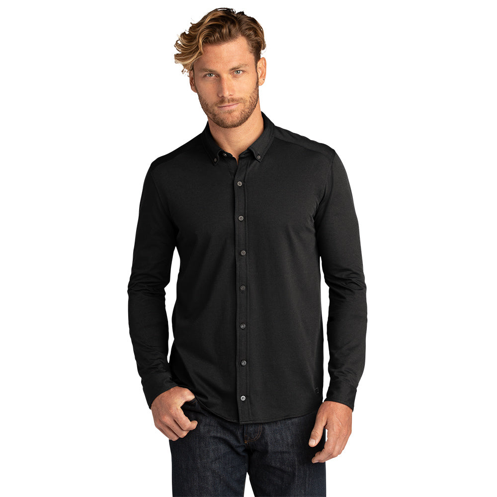 OGIO ® Code Stretch Long Sleeve Button-Up - Blacktop