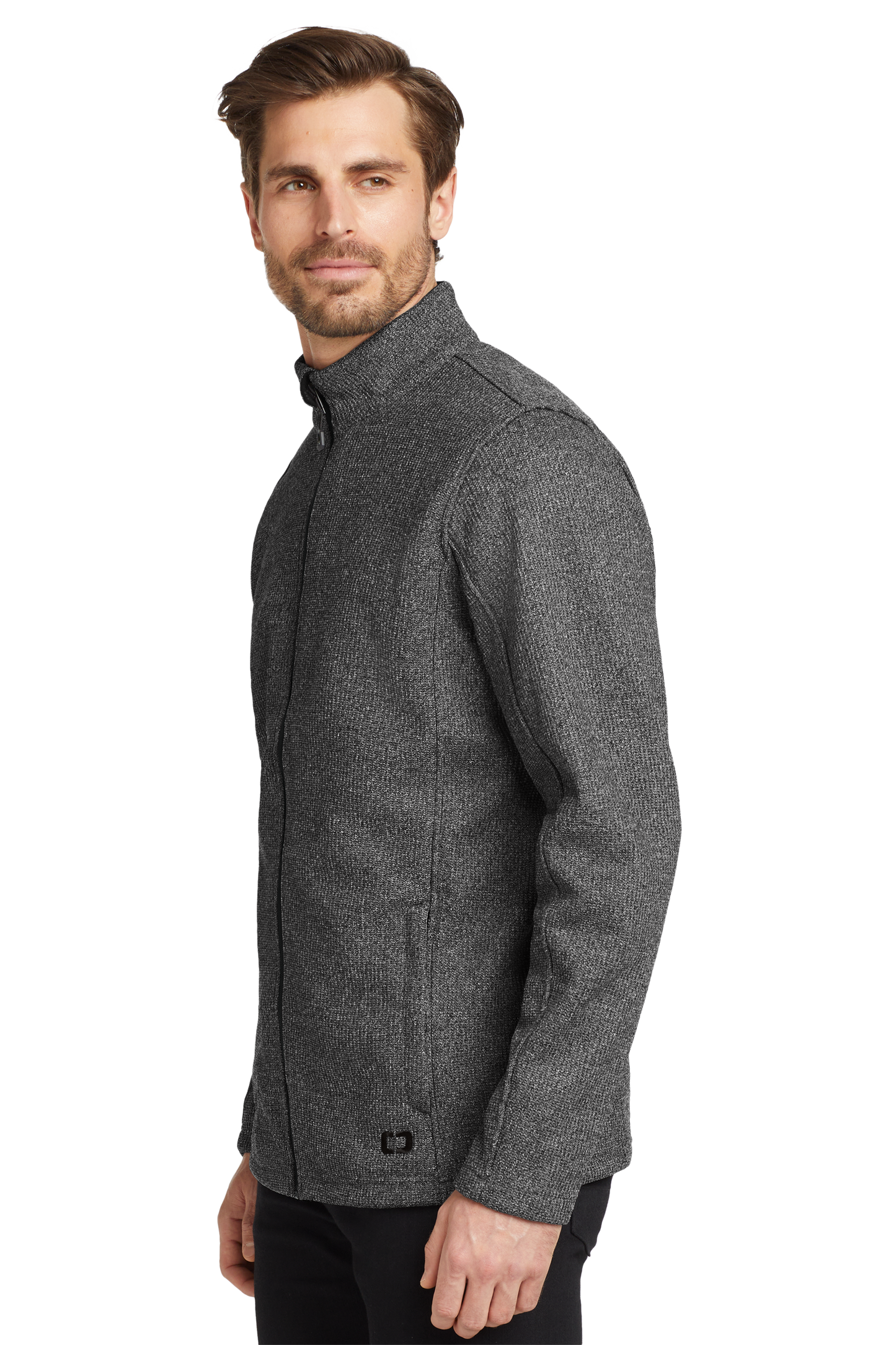 OGIO ® Grit Fleece Jacket - Diesel Grey Heather