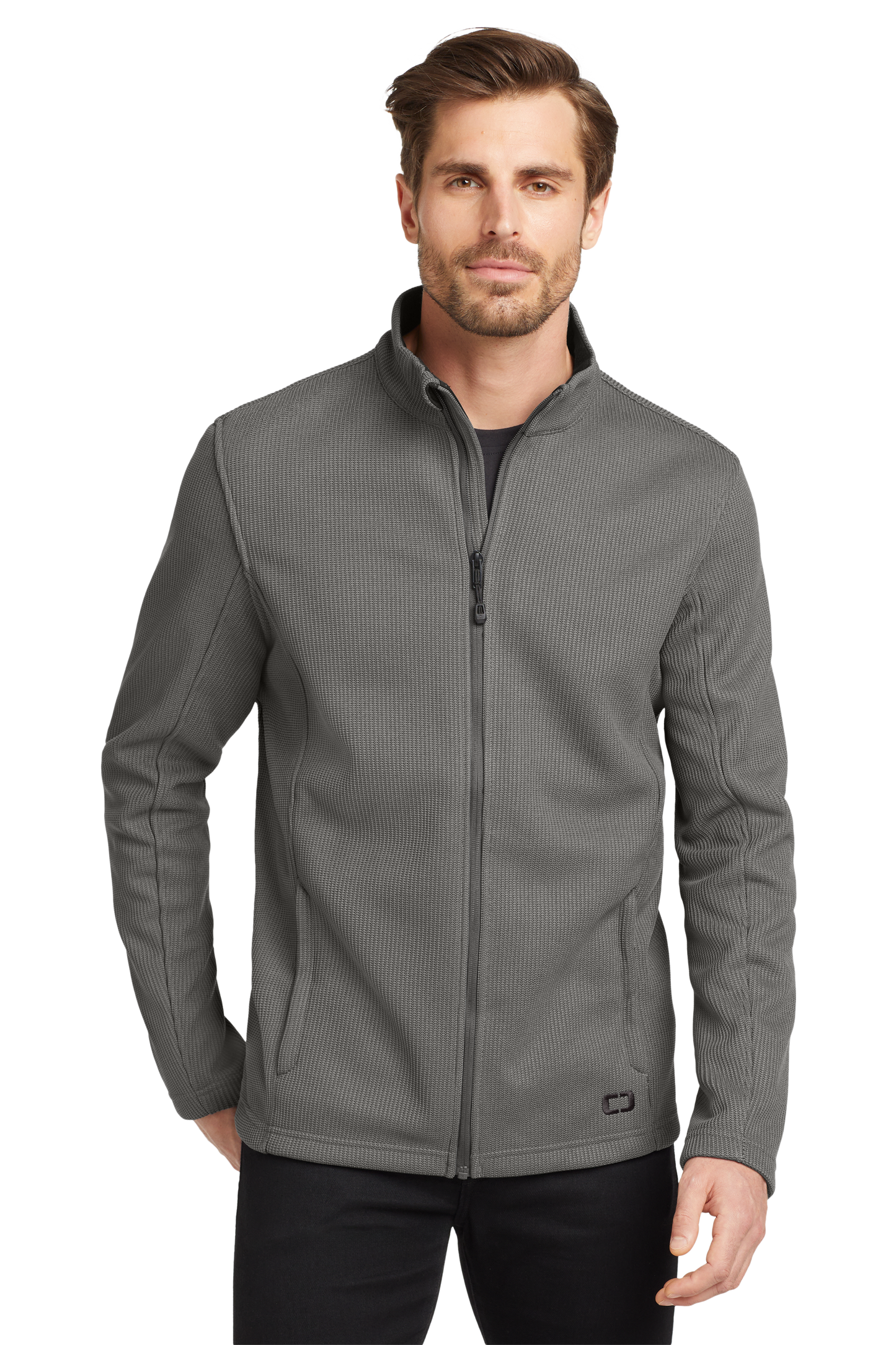 OGIO ® Grit Fleece Jacket - Gear Grey