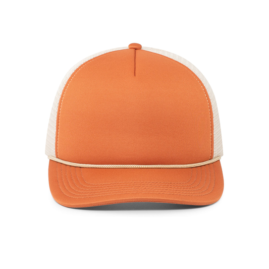 Pacific Headwear Foamie Fresh Trucker Cap - Rust/Khaki