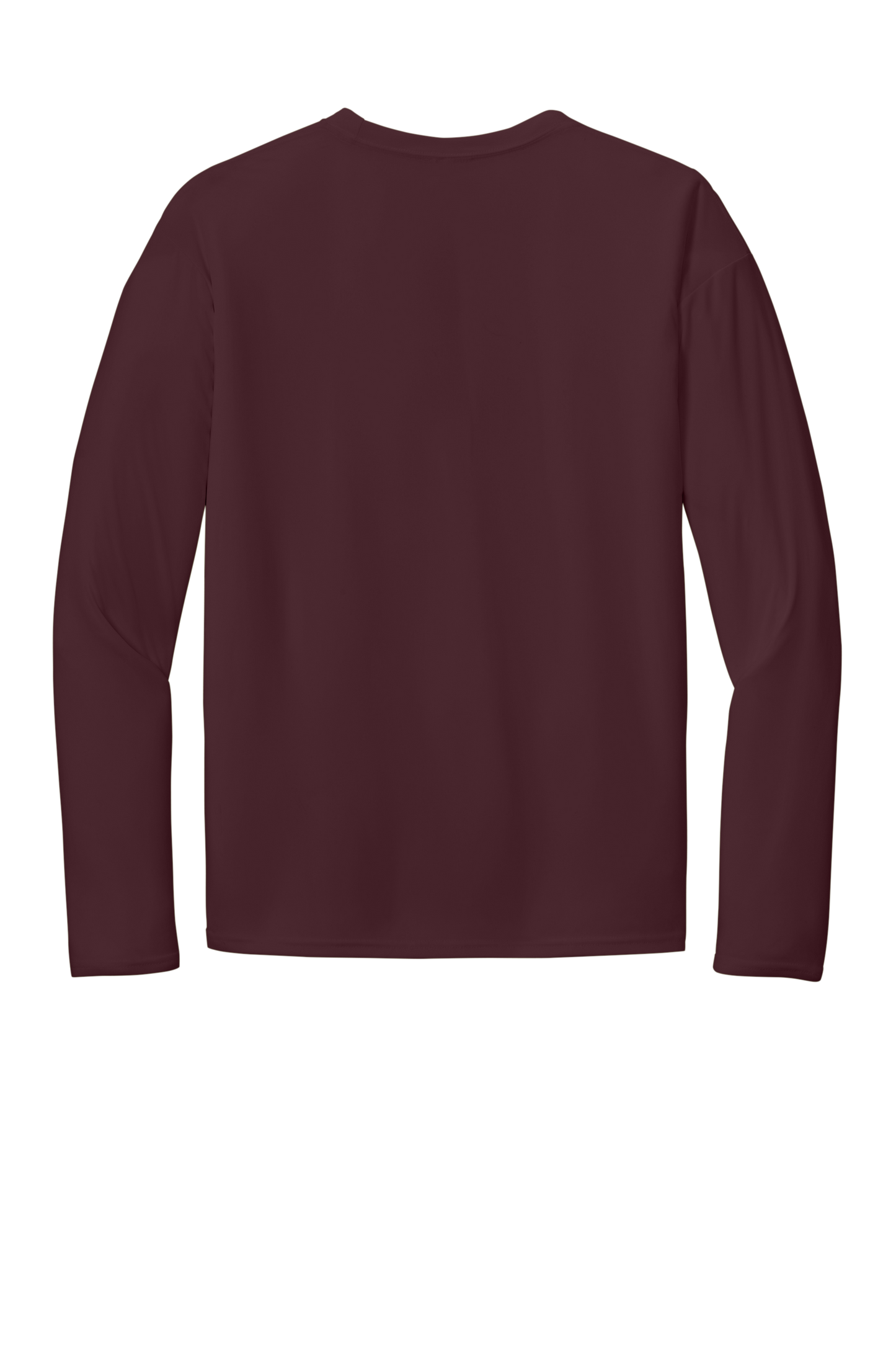 Port & Company® Long Sleeve Performance Tee - Athletic Maroon